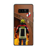 Personalized Austrian Firefighter Phone Case Printed 22SEP-DT29