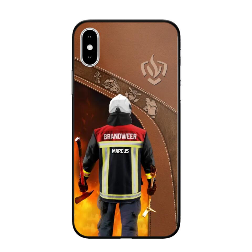 Personalized Netherland Firefighter Phone Case Printed 22SEP-DT29