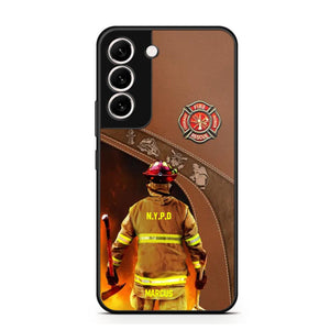 Personalized US Firefighter Phone Case Printed 22SEP-DT29