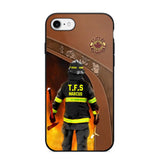 Personalized Canadian Firefighter Phone Case Printed 22SEP-DT30