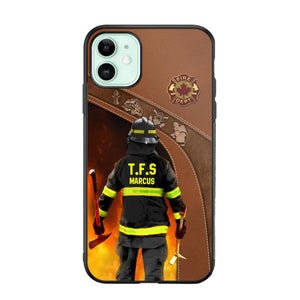 Personalized Canadian Firefighter Phone Case Printed 22SEP-DT30