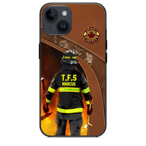 Personalized Canadian Firefighter Phone Case Printed 22SEP-DT30