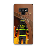 Personalized Canadian Firefighter Phone Case Printed 22SEP-DT30