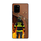 Personalized Canadian Firefighter Phone Case Printed 22SEP-DT30