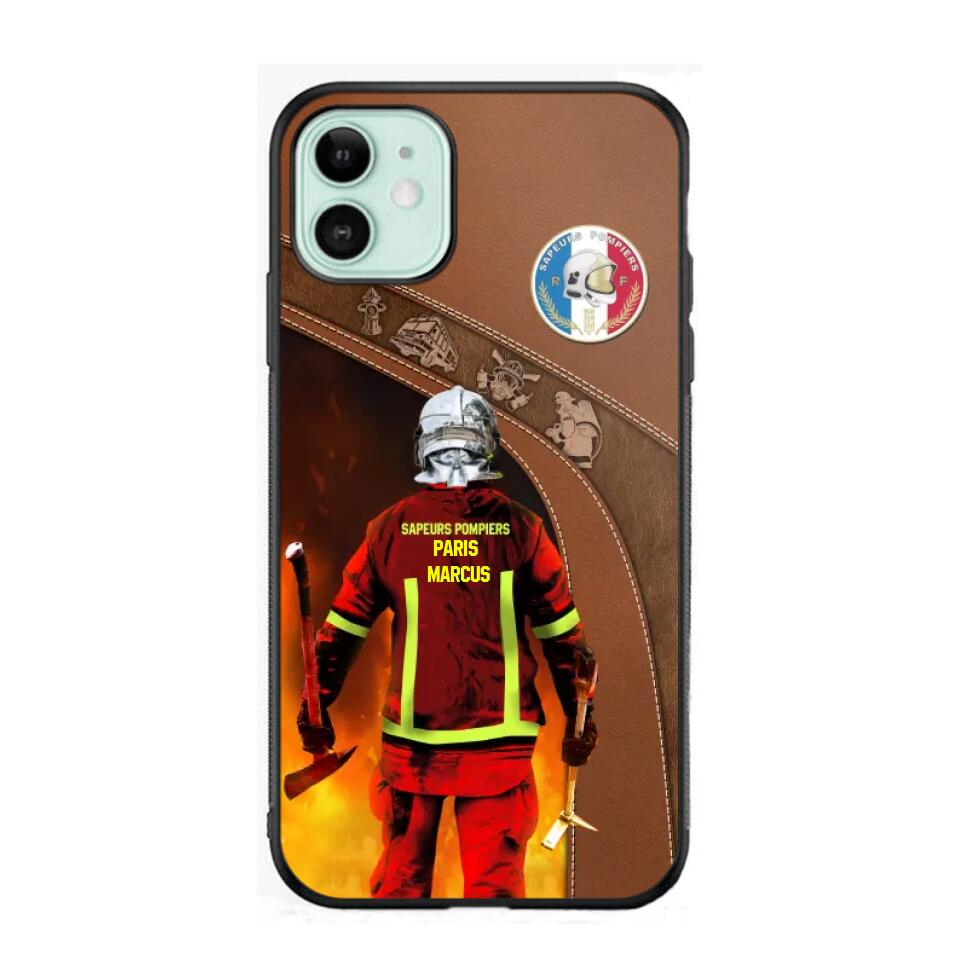 Personalized French Firefighter Phone Case Printed 22SEP-DT30