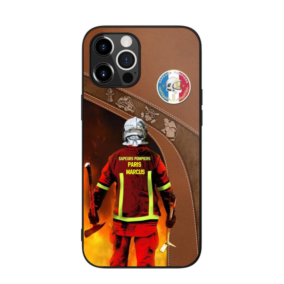 Personalized French Firefighter Phone Case Printed 22SEP-DT30