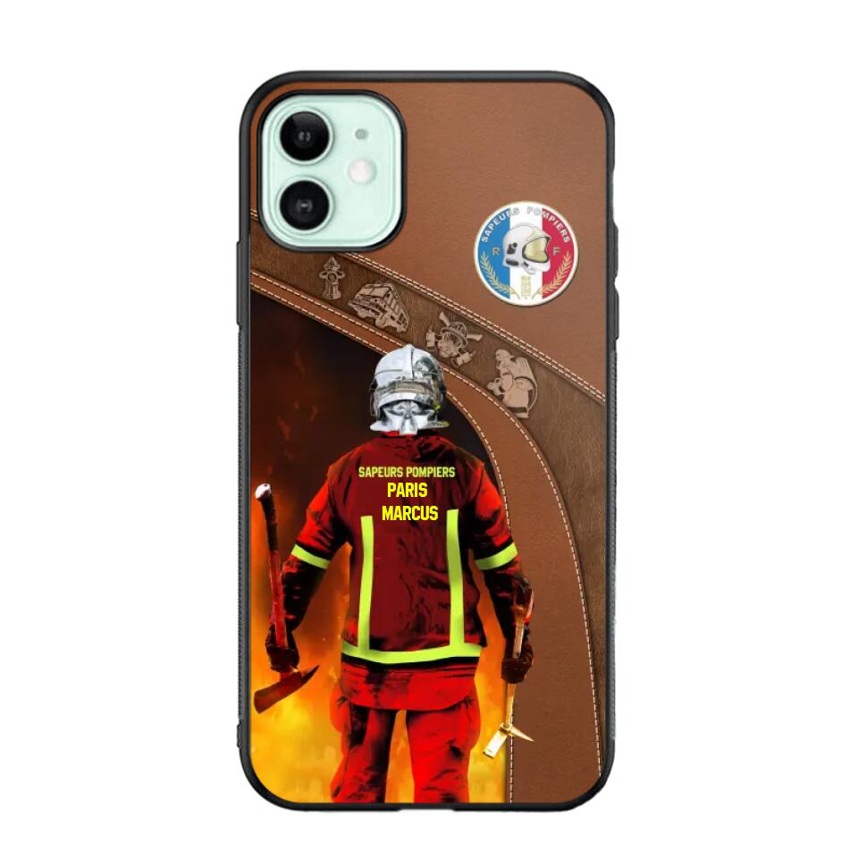 Personalized French Firefighter Phone Case Printed 22SEP-DT30