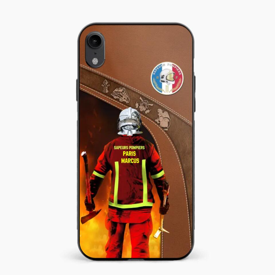 Personalized French Firefighter Phone Case Printed 22SEP-DT30