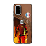 Personalized French Firefighter Phone Case Printed 22SEP-DT30