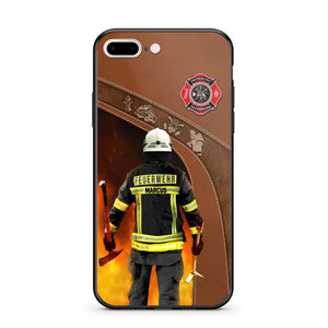 Personalized German Firefighter Phone Case Printed 22SEP-DT30