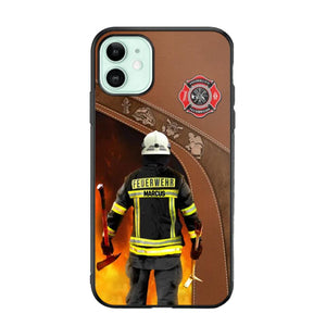 Personalized German Firefighter Phone Case Printed 22SEP-DT30