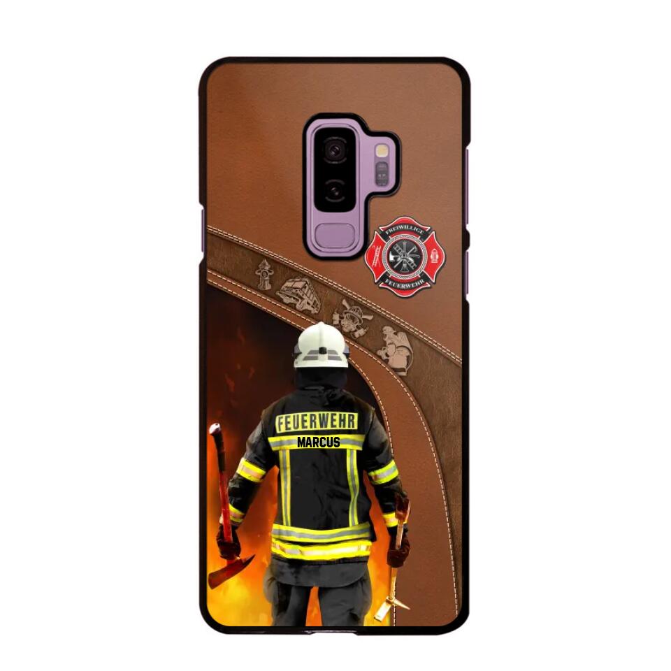 Personalized German Firefighter Phone Case Printed 22SEP-DT30