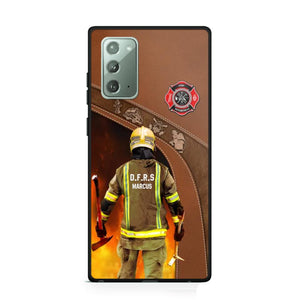 Personalized British Firefighter Phone Case Printed 22SEP-DT30