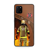 Personalized British Firefighter Phone Case Printed 22SEP-DT30