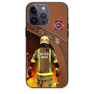 Personalized British Firefighter Phone Case Printed 22SEP-DT30