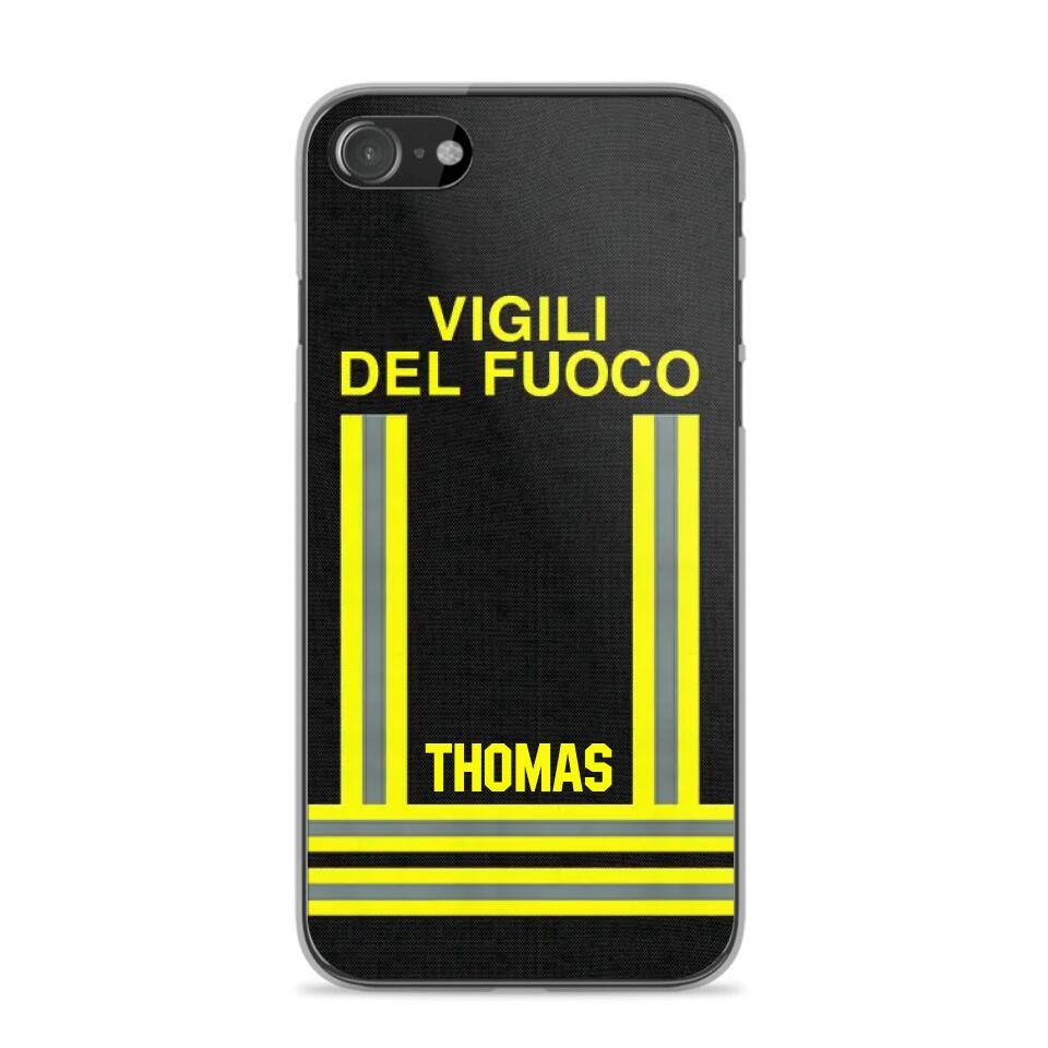 Personalized Italian Firefighter Phone Case Printed 22OCT-DT10