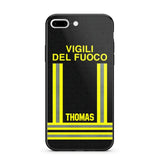 Personalized Italian Firefighter Phone Case Printed 22OCT-DT10