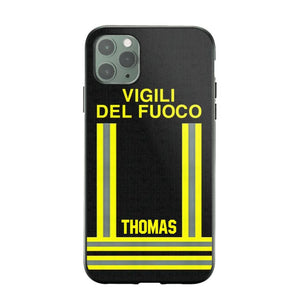 Personalized Italian Firefighter Phone Case Printed 22OCT-DT10