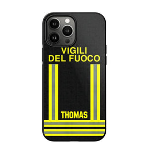 Personalized Italian Firefighter Phone Case Printed 22OCT-DT10