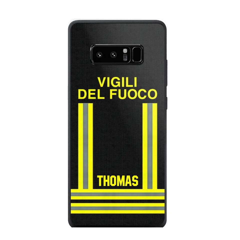 Personalized Italian Firefighter Phone Case Printed 22OCT-DT10