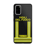 Personalized Italian Firefighter Phone Case Printed 22OCT-DT10