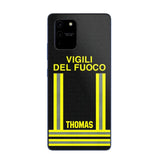 Personalized Italian Firefighter Phone Case Printed 22OCT-DT10