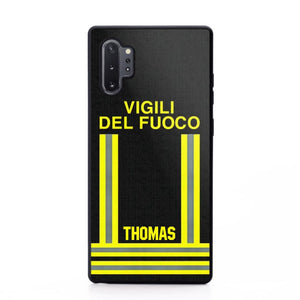 Personalized Italian Firefighter Phone Case Printed 22OCT-DT10