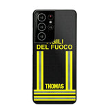 Personalized Italian Firefighter Phone Case Printed 22OCT-DT10