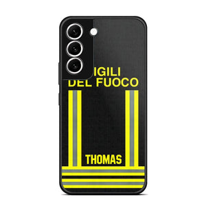 Personalized Italian Firefighter Phone Case Printed 22OCT-DT10