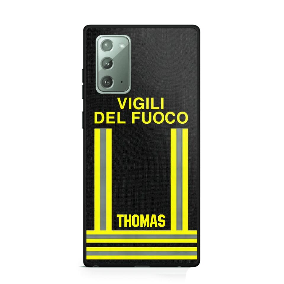 Personalized Italian Firefighter Phone Case Printed 22OCT-DT10