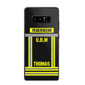 Personalized German Firefighter Phone Case Printed 22OCT-DT10