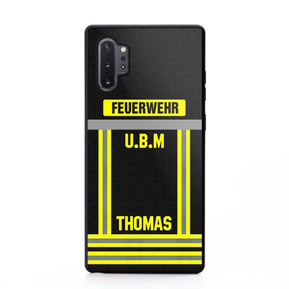 Personalized German Firefighter Phone Case Printed 22OCT-DT10