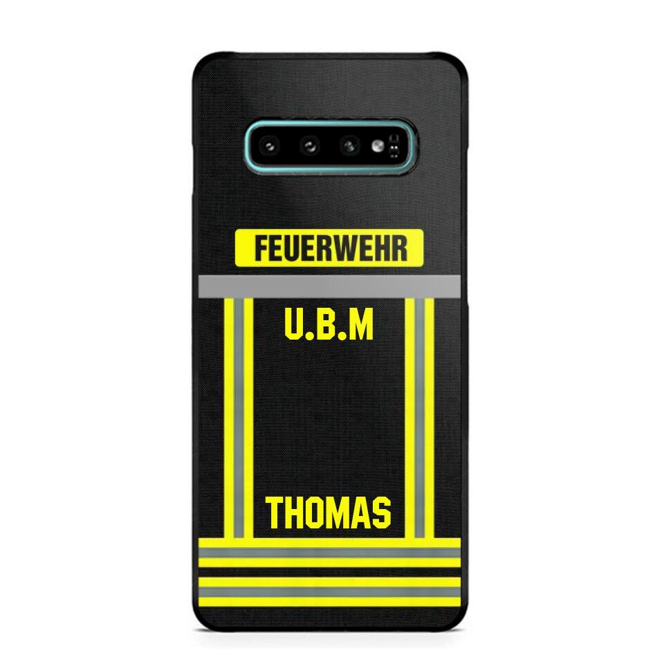 Personalized German Firefighter Phone Case Printed 22OCT-DT10