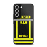 Personalized German Firefighter Phone Case Printed 22OCT-DT10