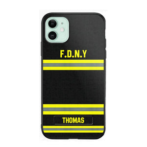 Personalized US Firefighter Phone Case Printed 22OCT-DT10