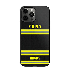 Personalized US Firefighter Phone Case Printed 22OCT-DT10