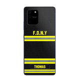 Personalized US Firefighter Phone Case Printed 22OCT-DT10