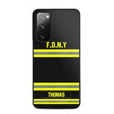 Personalized US Firefighter Phone Case Printed 22OCT-DT10