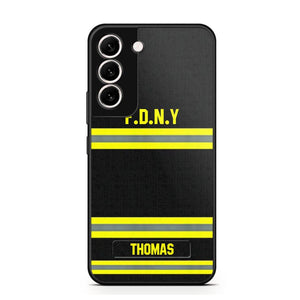 Personalized US Firefighter Phone Case Printed 22OCT-DT10