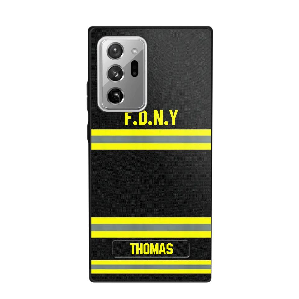 Personalized US Firefighter Phone Case Printed 22OCT-DT10