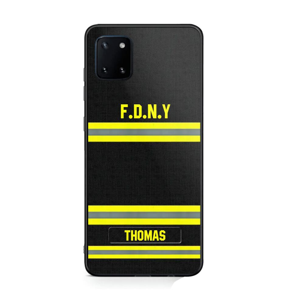 Personalized US Firefighter Phone Case Printed 22OCT-DT10