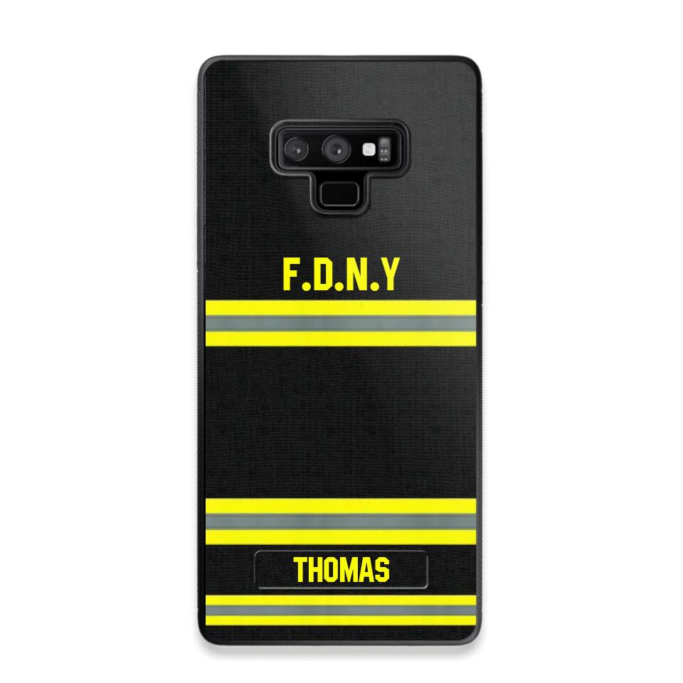 Personalized US Firefighter Phone Case Printed 22OCT-DT10