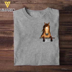 Personalized Horse Lovers Tshirt Printed 22OCT-13