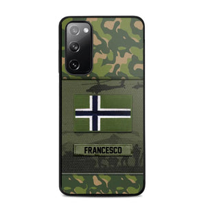 Personalized Norwegian Veterans/Soldier Camo Phone Case Printed 22OCT-HQ14