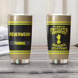 Personalized Grumpy Old Austrian Firefighter Tumbler Printed 22OCT-DT21