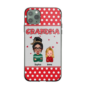 Personalized Grandma Kid Phone Case Printed 22OCT-HQ24