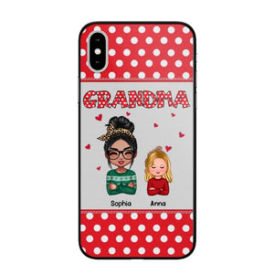 Personalized Grandma Kid Phone Case Printed 22OCT-HQ24