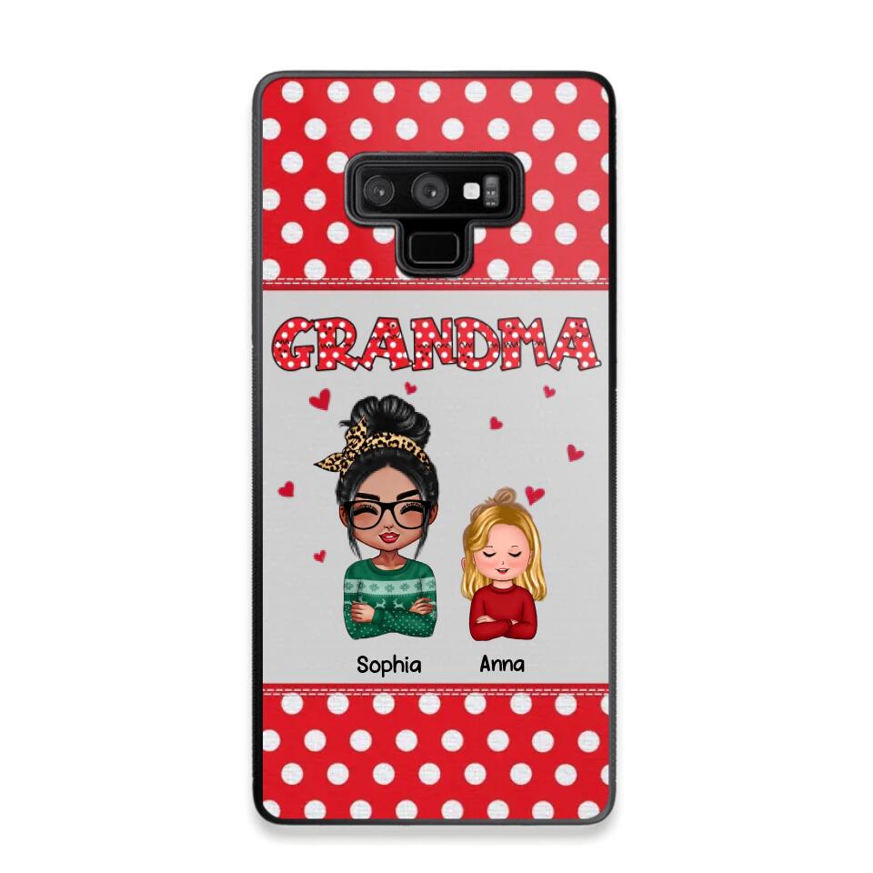 Personalized Grandma Kid Phone Case Printed 22OCT-HQ24