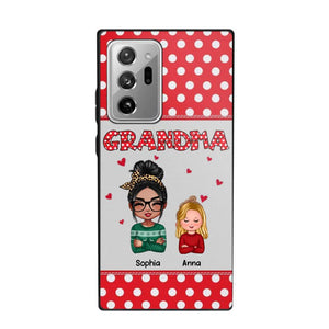 Personalized Grandma Kid Phone Case Printed 22OCT-HQ24