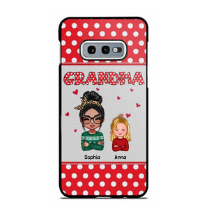 Personalized Grandma Kid Phone Case Printed 22OCT-HQ24